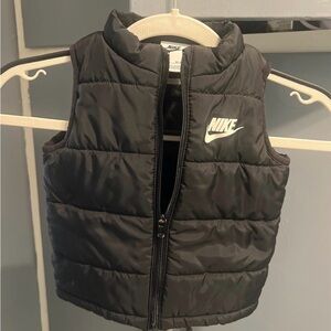 Nike Kids Black Puffer Vest